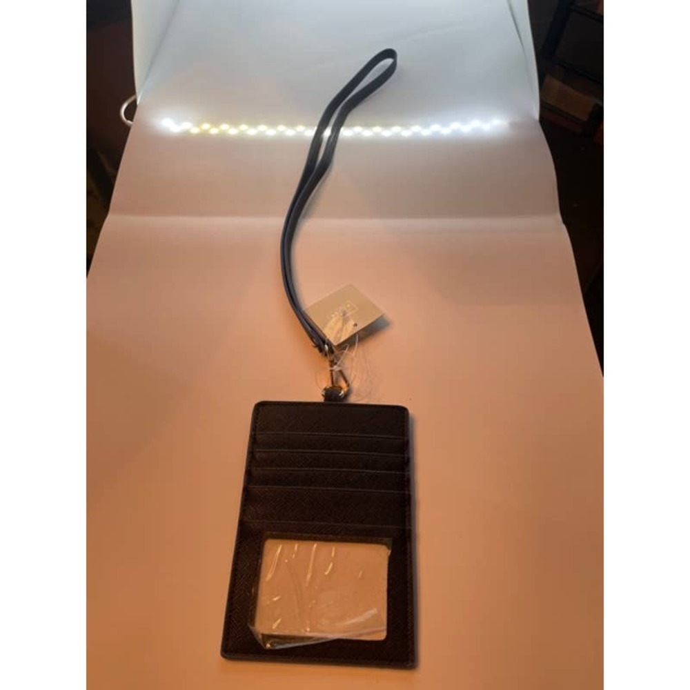Nordstrom Black and Blue Credit Card Lanyard NWT
